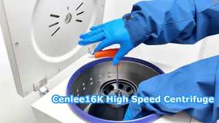 Cenlee16K 16000rpm फिक्स्ड एंगल रोटर बेंचटॉप हाई स्पीड सेंट्रीफ्यूज एलसीडी स्क्रीन