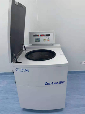 GL21M 21000rpm अल्ट्रा हाई स्पीड फ्लोर स्टैंडिंग रेफ्रिजरेटेड सेंट्रीफ्यूज 10/10 एक्सेल/डेसेल दरों के साथ