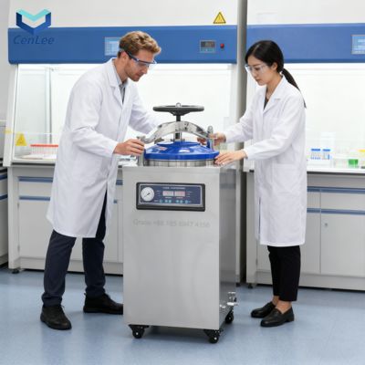 अच्छी कीमत Automatic Control Vertical Sterilizer with LCD Touch Screen ऑनलाइन