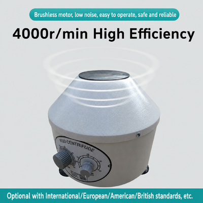 बायोमेडिकल लैब्स के लिए 4000rpm स्पीड 1790xg फोर्स और 6x20ml क्षमता के साथ सेनली 800D बेंचटॉप सेंट्रीफ्यूज