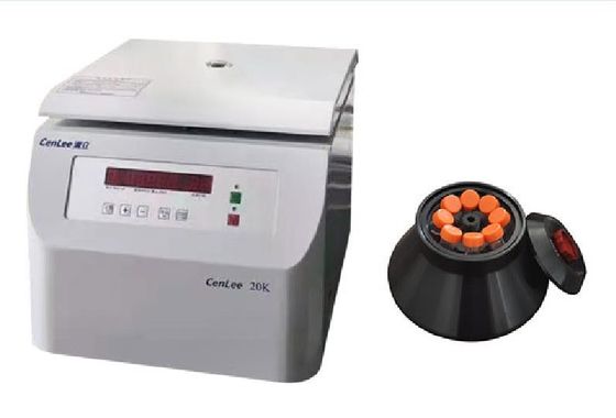 लैब / ब्यूटी / क्लिनिकल / ब्लड स्टेशन के लिए 20000rpm हाई स्पीड फिक्स्ड एंगल रोटर सेंट्रीफ्यूज मशीन 600ml बेंचटॉप सेंट्रीफ्यूज